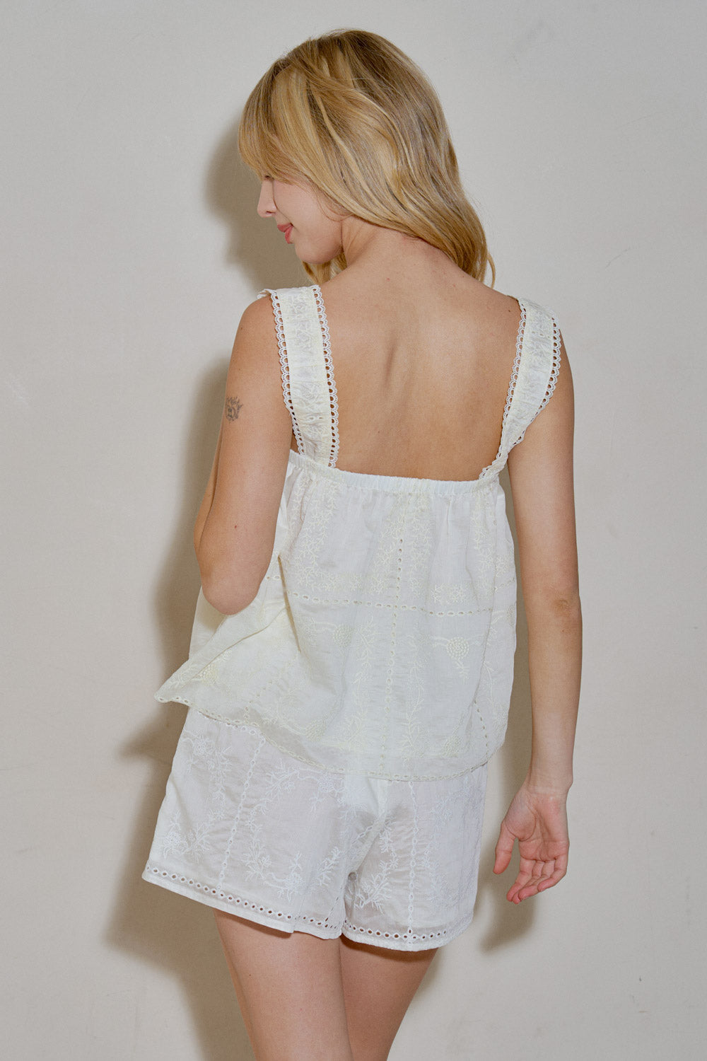Annie Embroidery Short