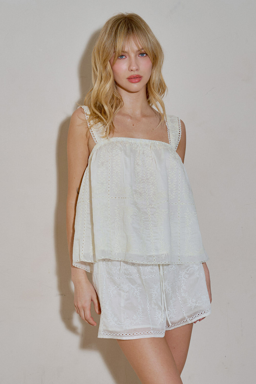 Annie Embroidery Short