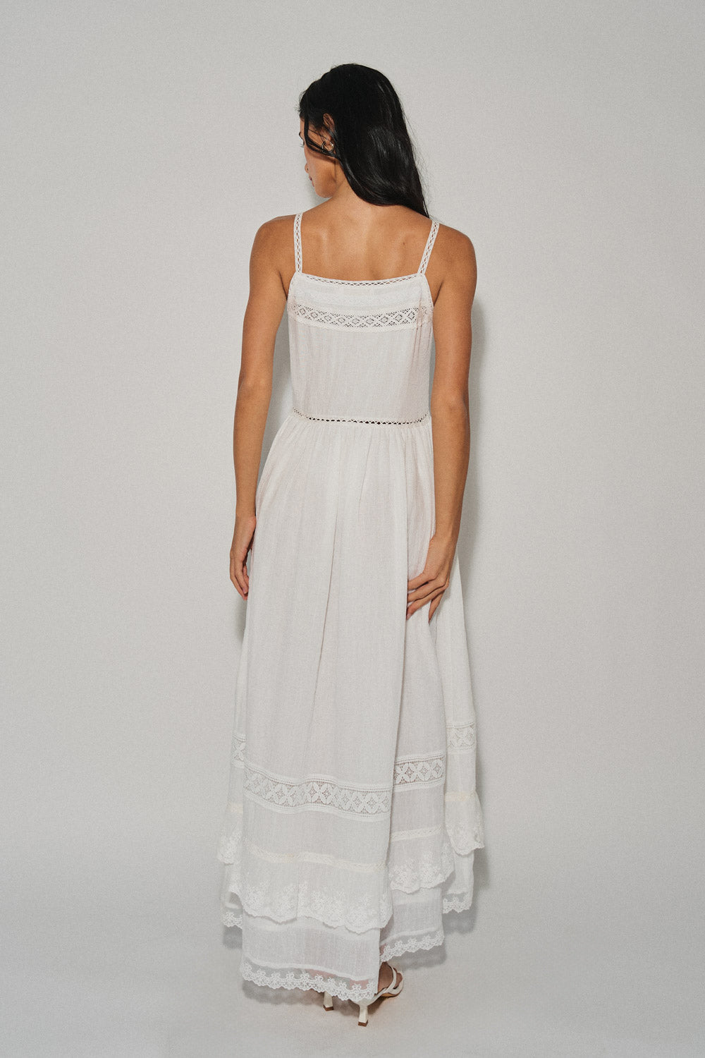 Leah Ruffle Maxi Dress