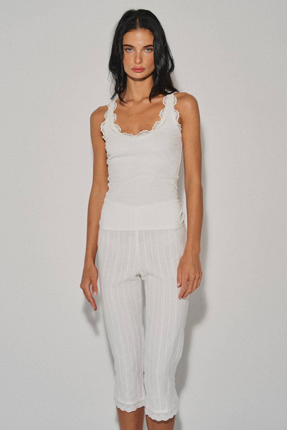 Ivy Cotton Capri Pants