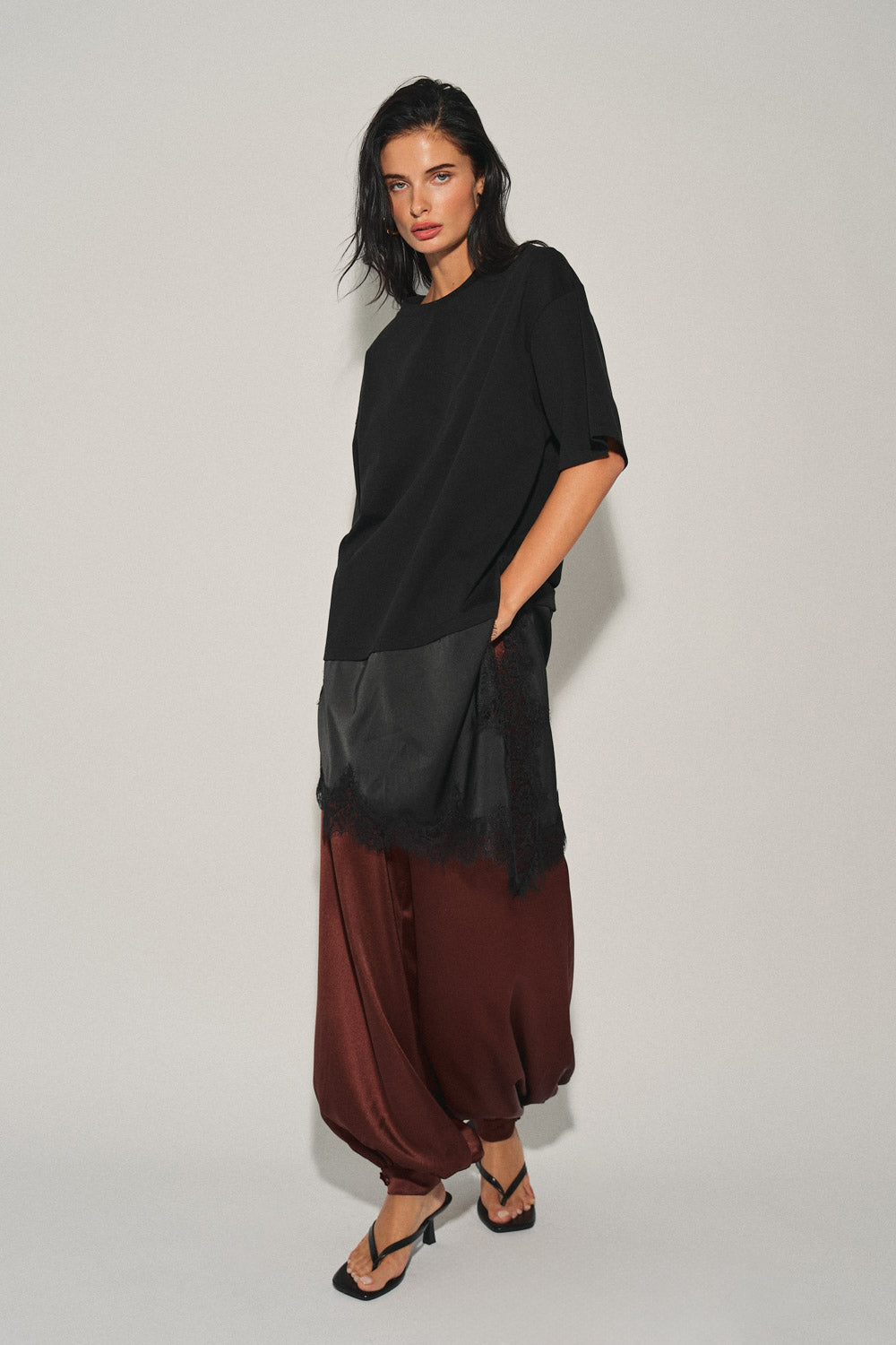 Maya Lace Trim T-shirt