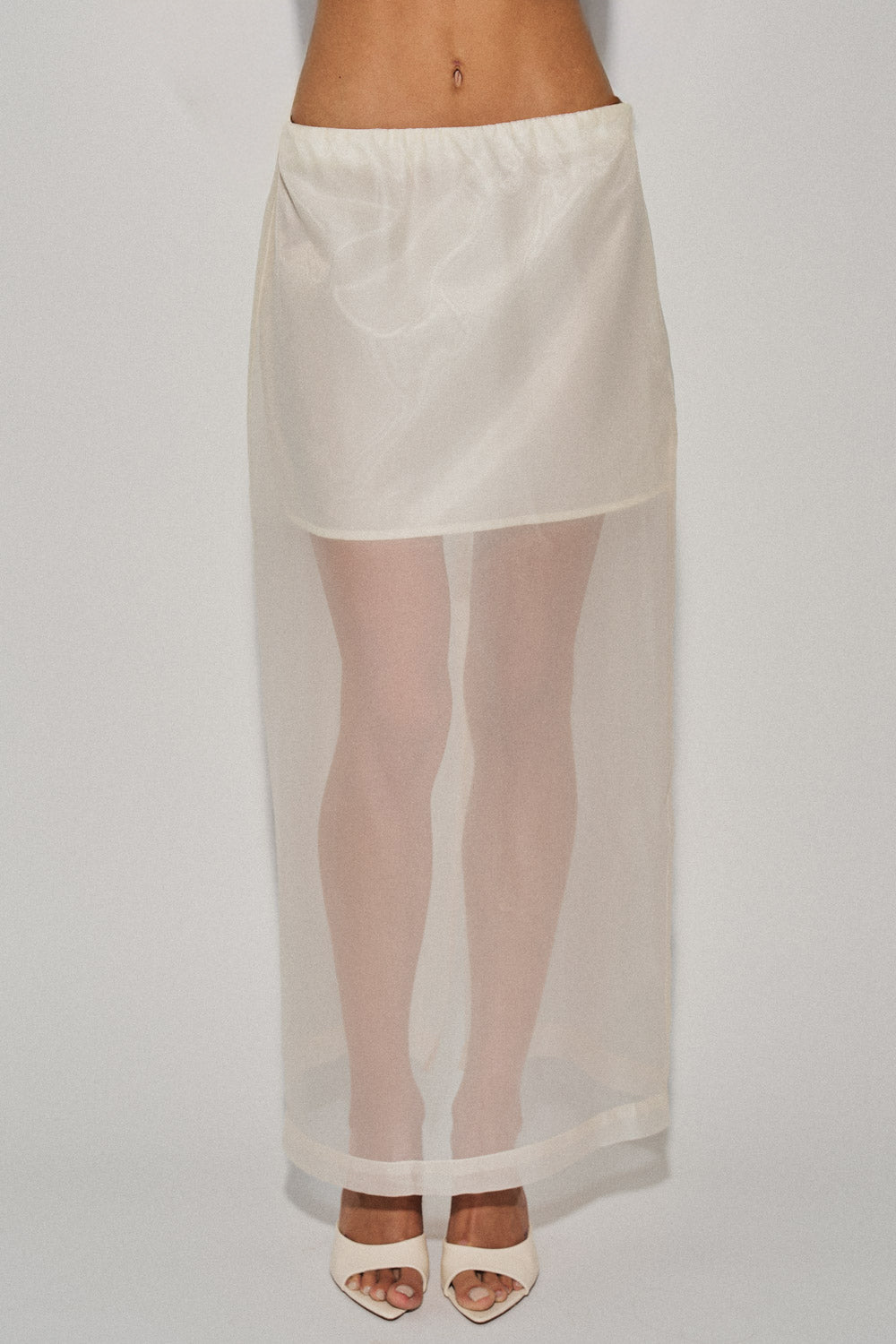 Eliza Sheer Midi Skirt