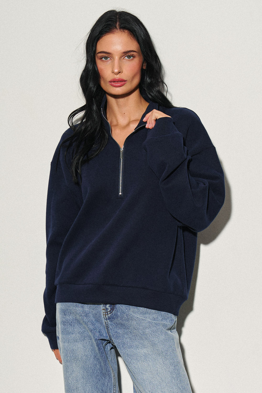 Ruth Knit Half-Zip Top